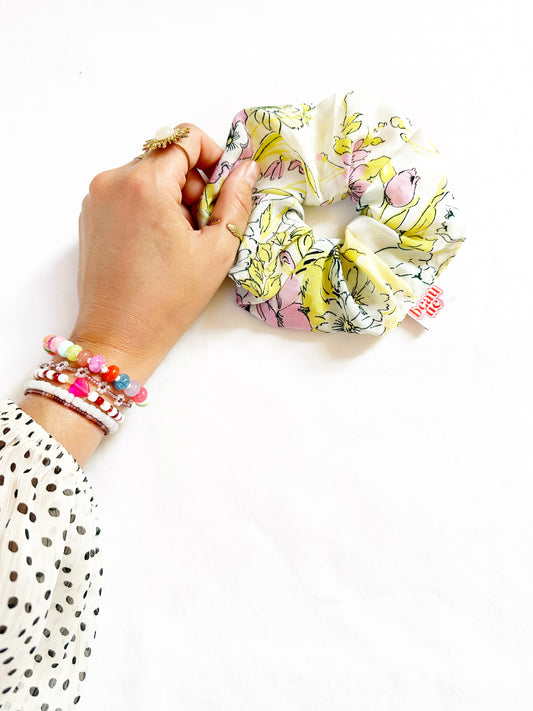 OG scrunchie in Florence floral