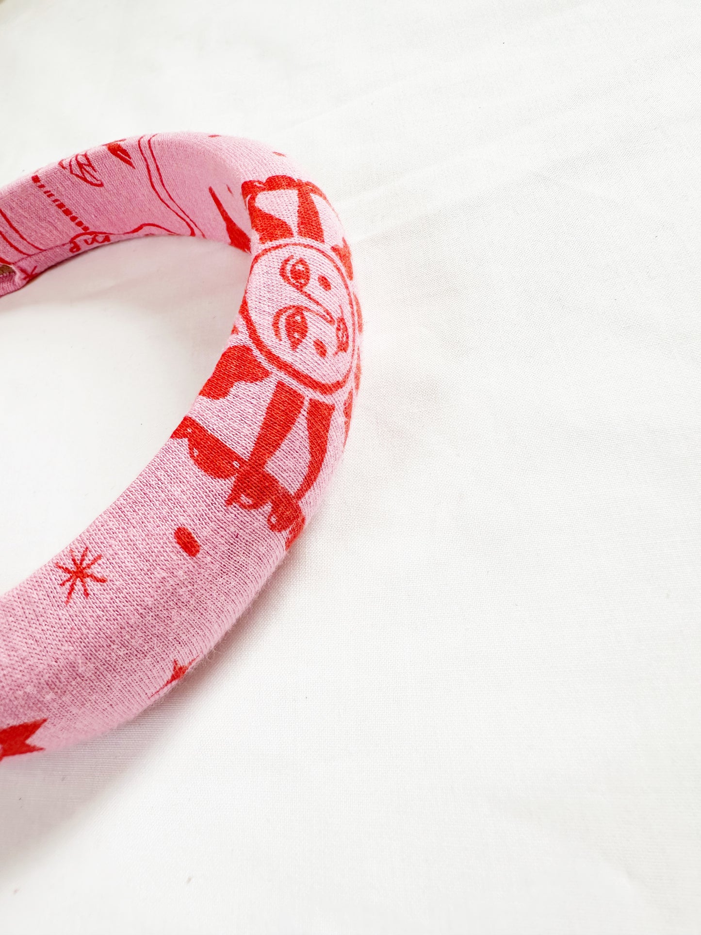 Classic Headband in pink & red