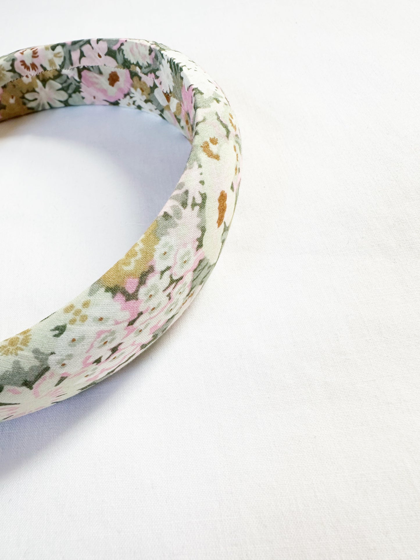 Classic Headband in Liberty pink green floral