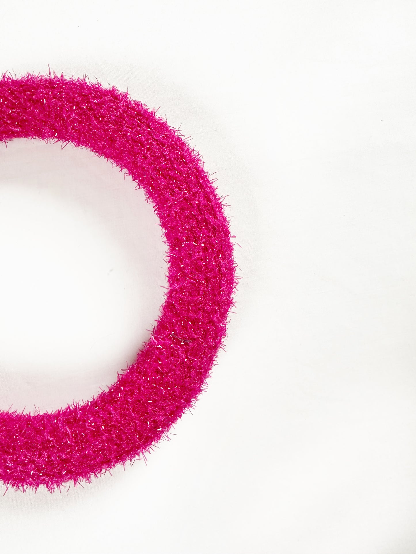 Padded Headband in pink sparkle