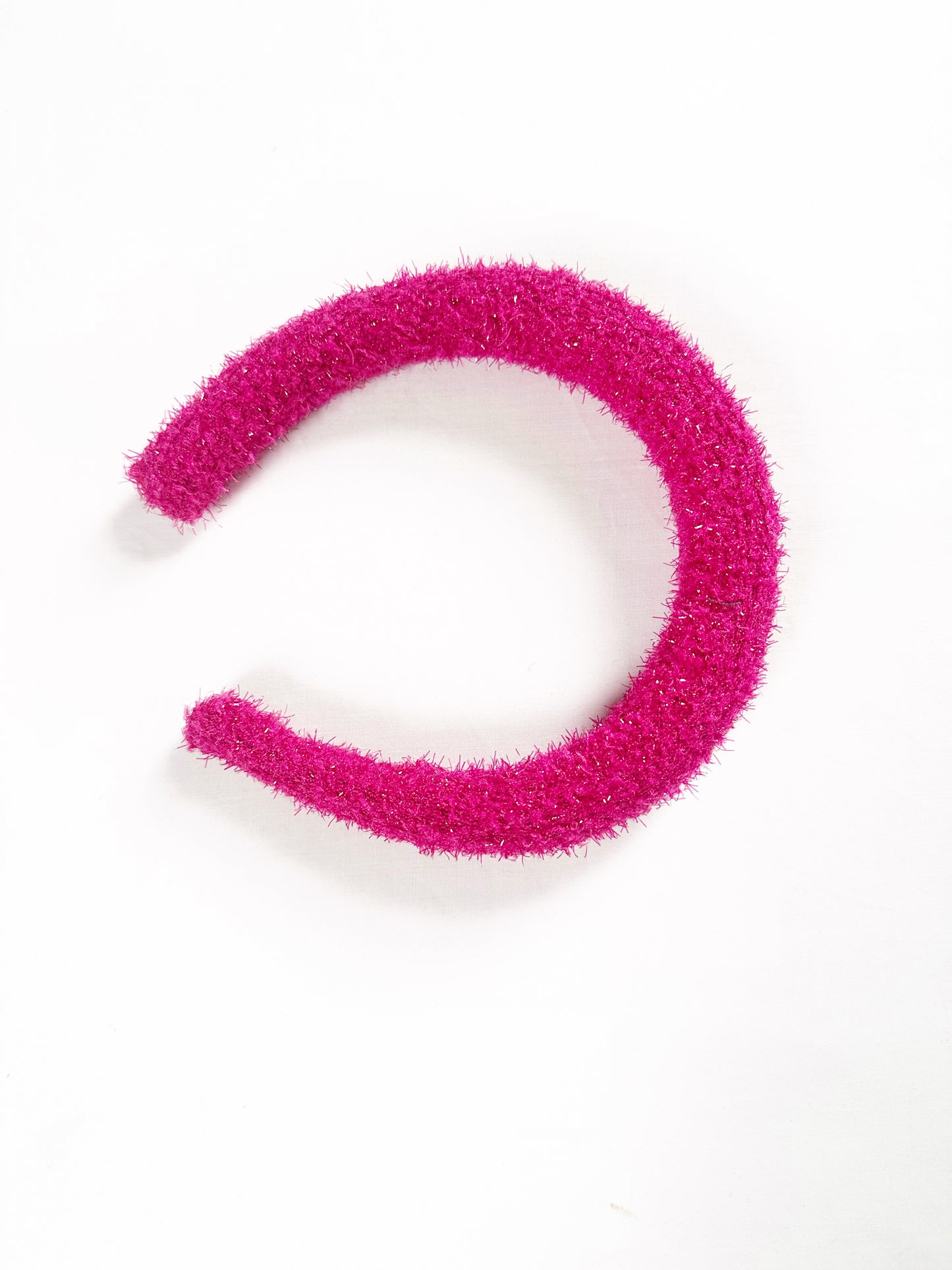 Padded Headband in pink sparkle