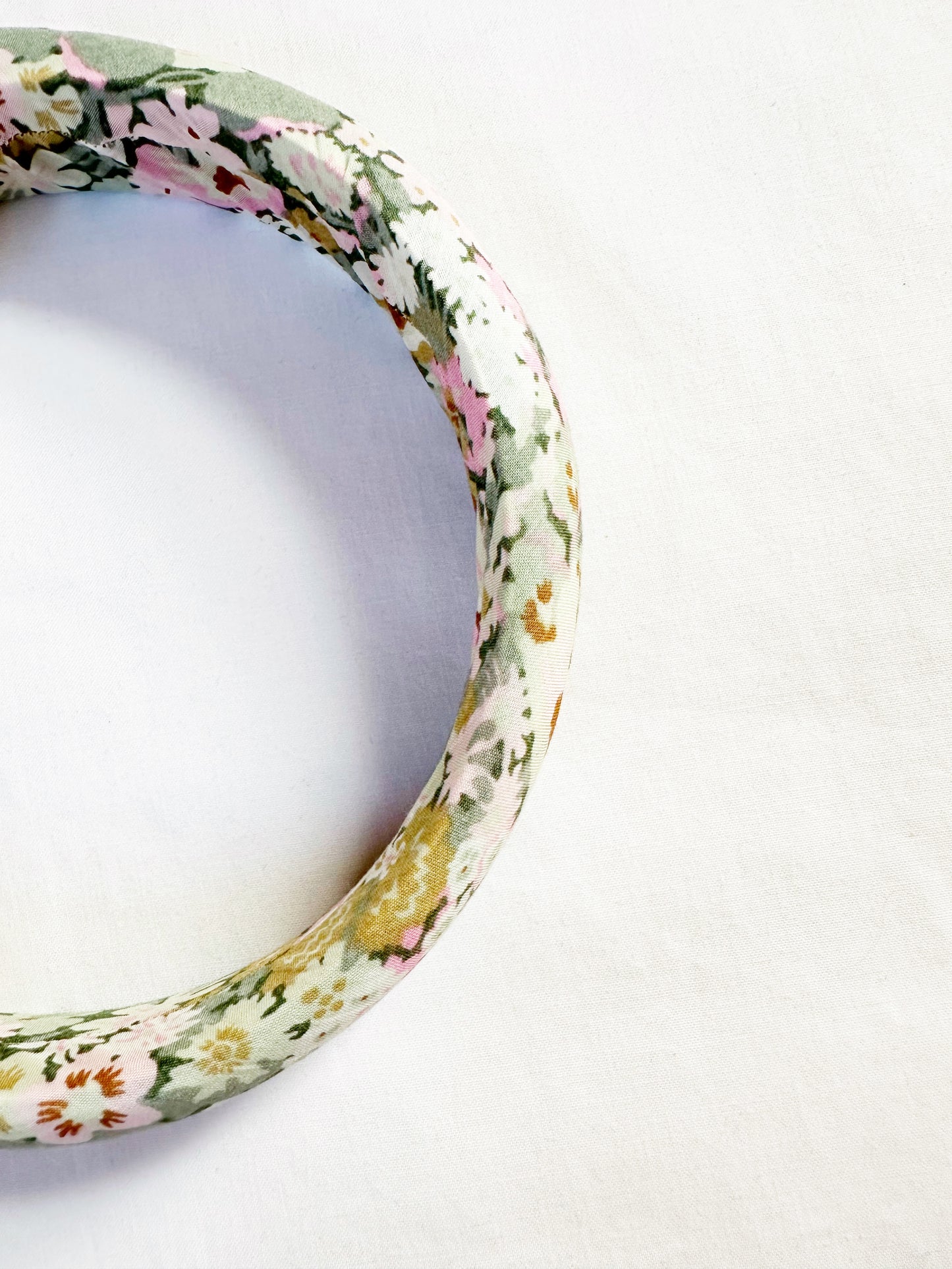 Classic Headband in Liberty pink green floral