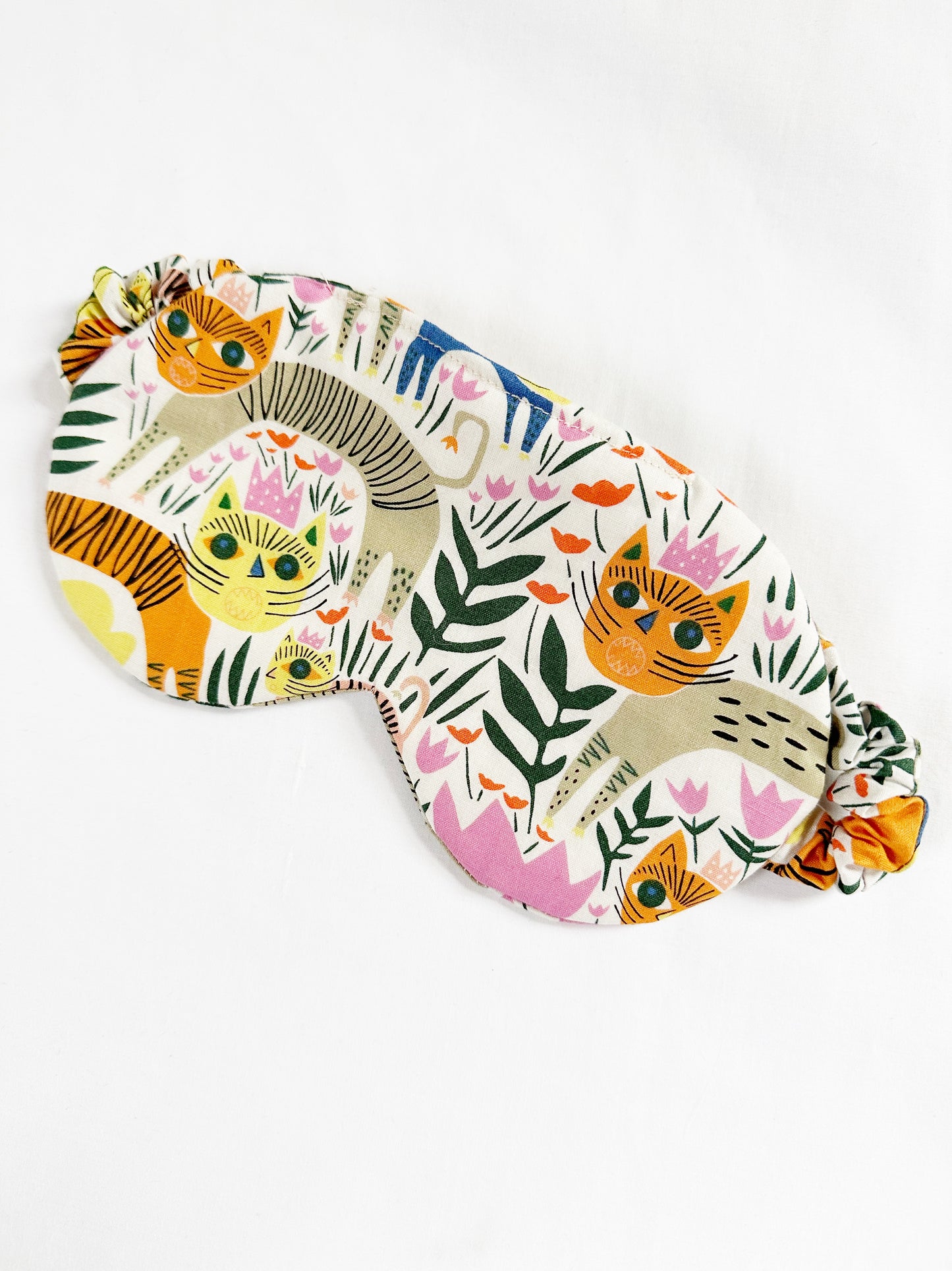 Sleep Mask in jungle cat print