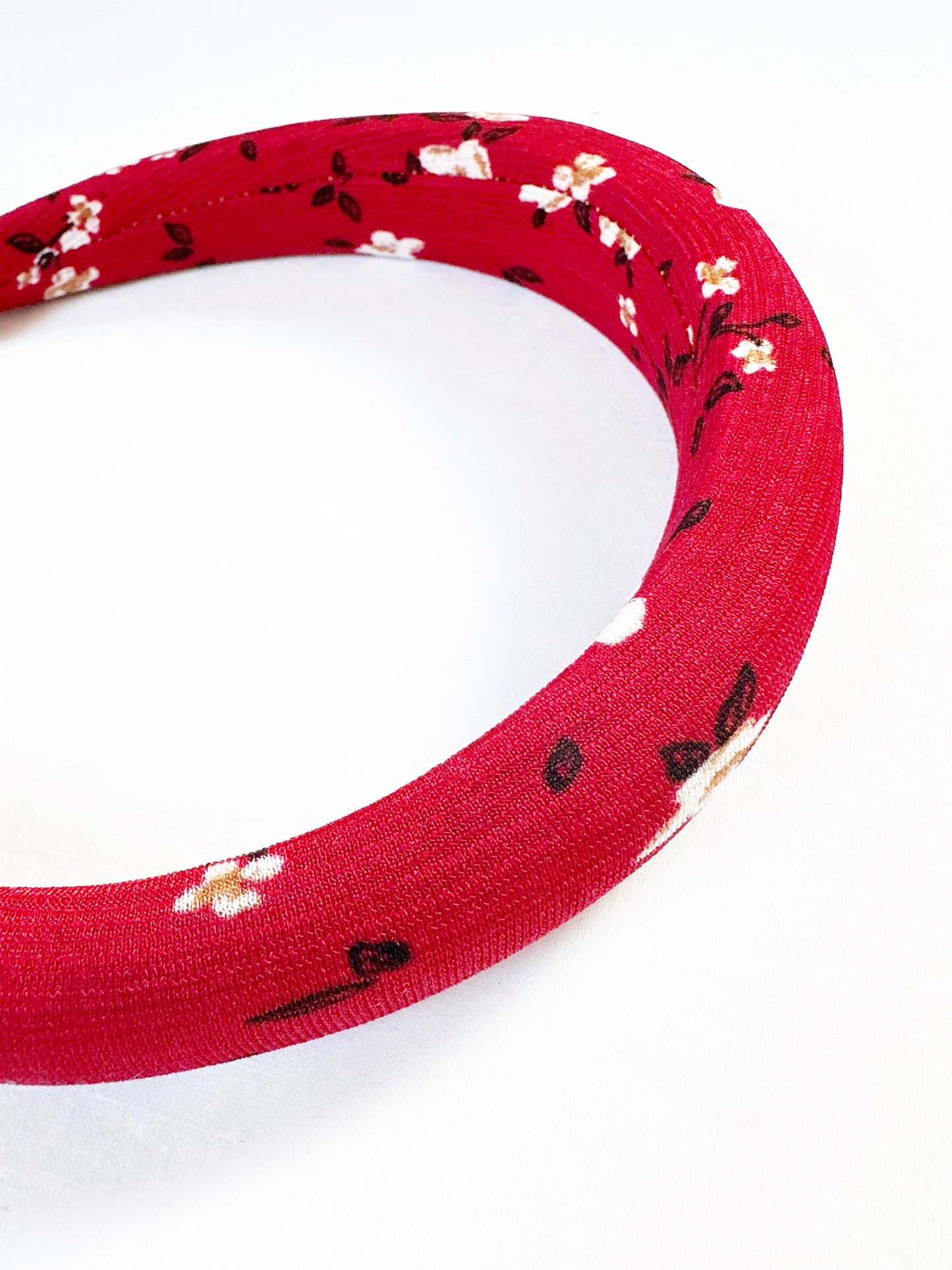 Classic Headband in red floral