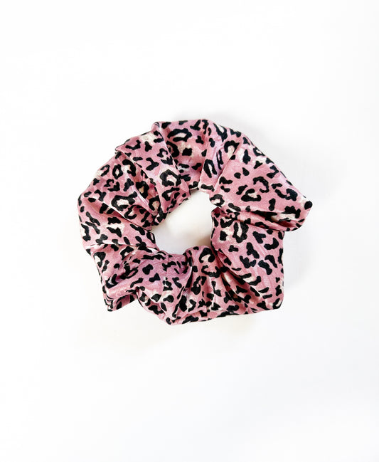 OG Scrunchie in Pink Leopard