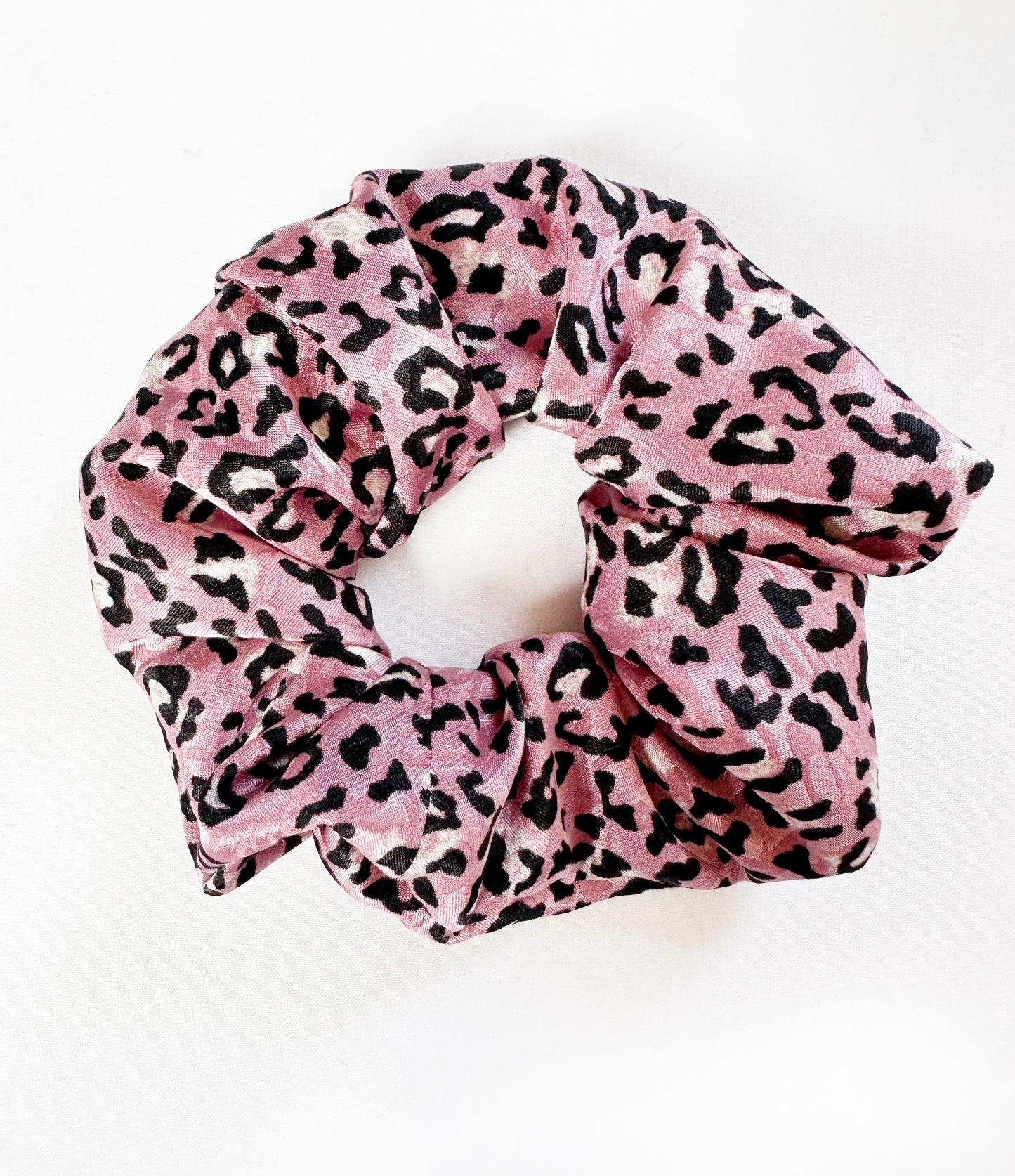 OG Scrunchie in Pink Leopard