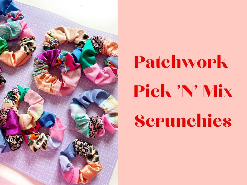 Mini Scrunchie in Patchwork Pick n Mix